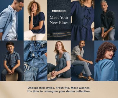 Different people in different forms of denim. TrendEdit. Meet your new blues